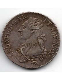 1/2 Ecu Argent - Louis XVI - Aux Lauriers