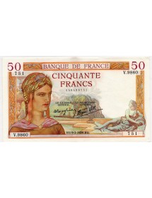 50 Francs Or - 1939