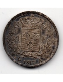 1 Franc  Argent - Louis XVIII - Buste Nu 2