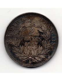 2 Francs Argent - Napoléon III - Tête Nue