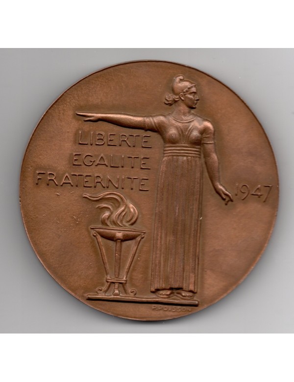 Médaille Bronze - Vincent Auriol - Président de la république