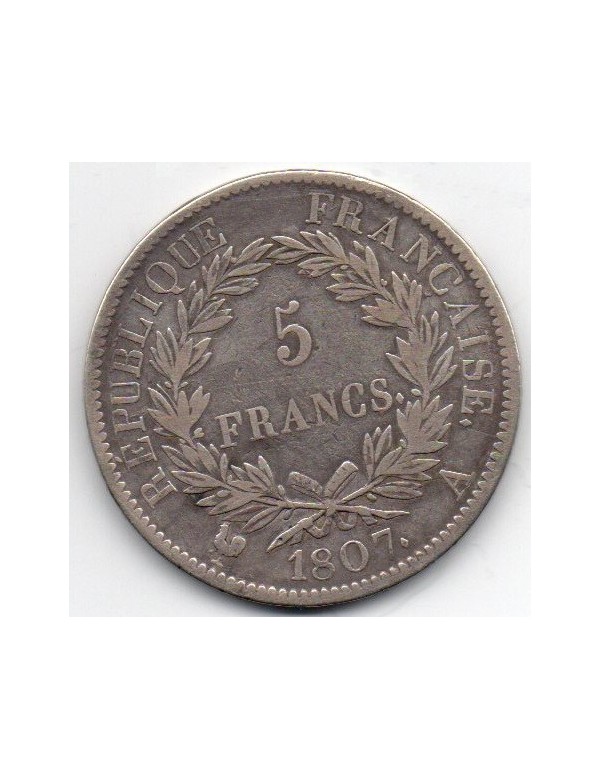 5 Francs Argent - Napoléon 1er - Type Transitoire