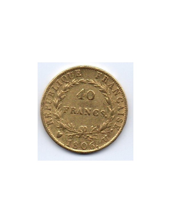 40 Francs Or - Napoléon 1er - Rép. Française