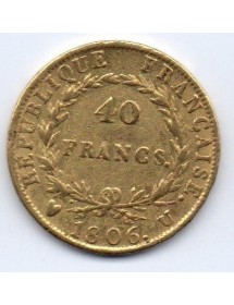 40 Francs Or - Napoléon 1er - Rép. Française