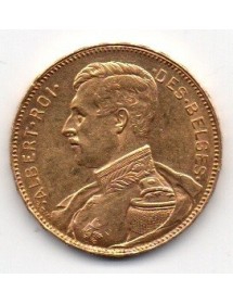 20 Francs Or - Blegique - Albert 1er