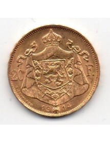 20 Francs Or - Blegique - Albert 1er 2