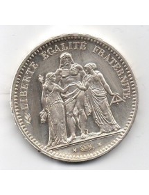5 Francs Argent - Hercule - 2ième République