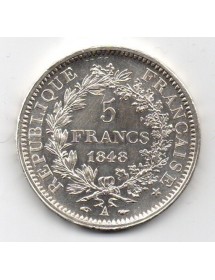 5 Francs Argent - Hercule - 2ième République 2