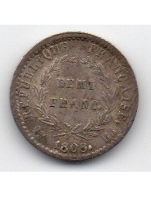 1/2 Franc Argent - Napoléon 1er - République Française 2