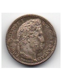 25 Centimes Argent - Louis Philippe - Type Domard