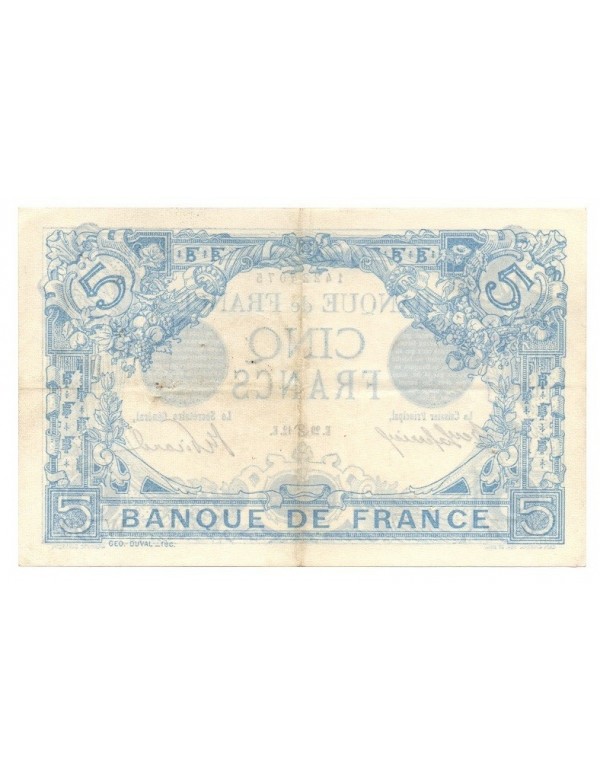 5 Francs - Bleu