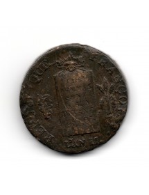 2 Sols Cuivre - Louis XVI - Aux balances