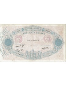 500 FRS BLEU & ROSE Modifié