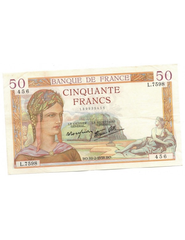 50 Francs - Cérès