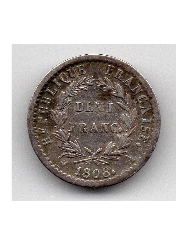 1/2 Franc Argent - Napoléon 1er - Rép. Française