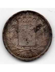 1 Franc Argent - Louis XVIII - Buste Nu 2