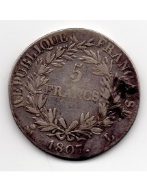 5 Francs Argent - Louis XVIII - Buste Habillé 2