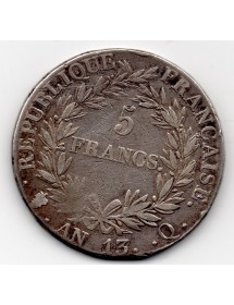 5 Francs Argent - Napoléon - Tête Nue