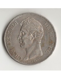 5 Francs Arg. Charles X 