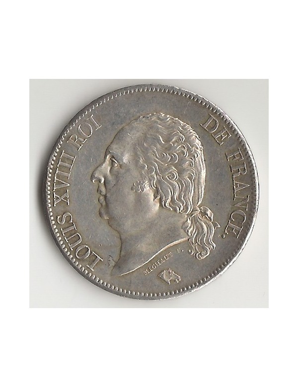 5 Francs Arg Louis XVIII