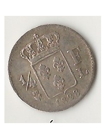 1/4 Franc arg. Charles X 2