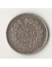 1/4 Franc Arg. Louis Philippe Ier