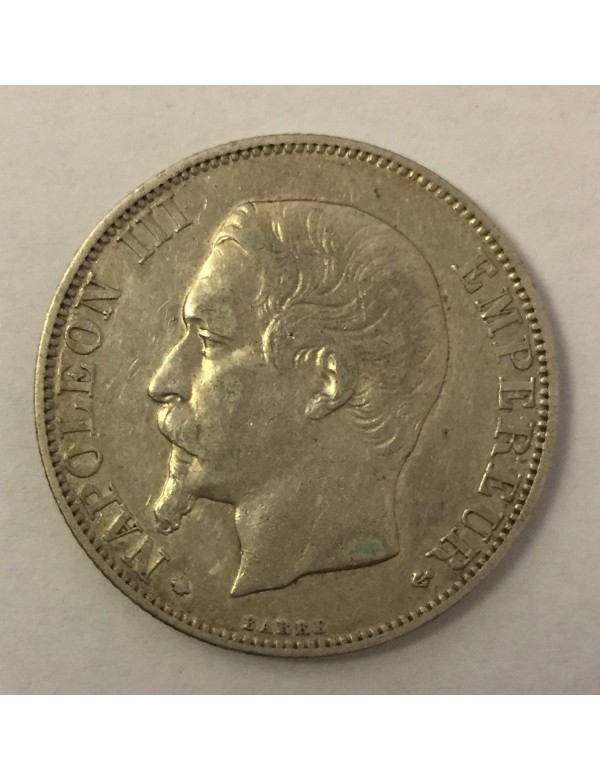 2 Francs Argent - Napoléon III - Tête nue