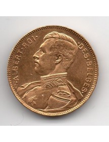 20 Francs Or - Belgique - Albert I