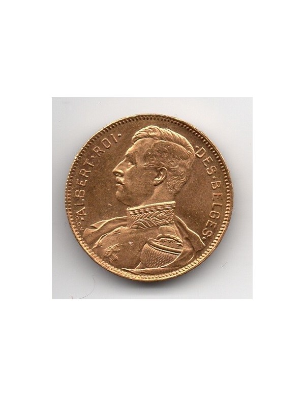 20 Francs Or - Belgique - Albert I