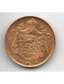 20 Francs Or - Belgique - Albert I 2