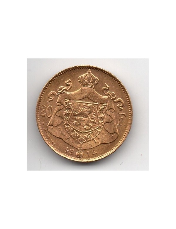 20 Francs Or - Belgique - Albert I