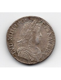 1/12 Ecu Argent - Louis XIV - A la mèche longue 2