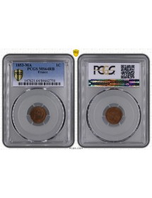 1 centime Napoléon III tête nue 1853 MA