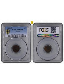 copy of 1 centime Napoléon III tête nue 1853 MA