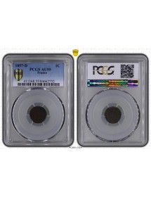 copy of 1 centime Napoléon III tête nue 1853 MA