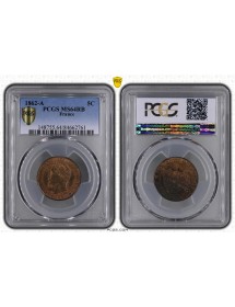 5 Centimes Bronze Napoléon III 1862A