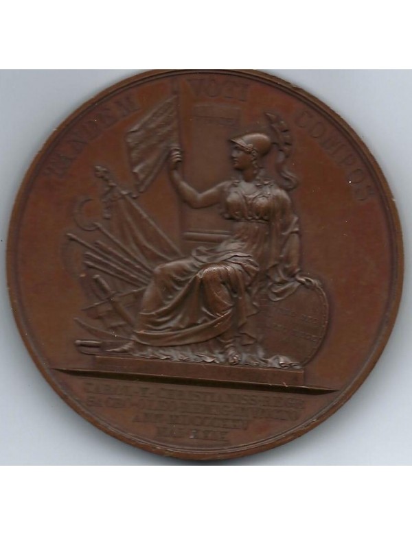 MEDAILLE CHARLES X BRONZE