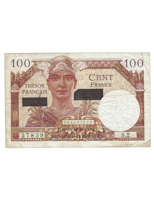 100 Francs trésor Français SUEZ