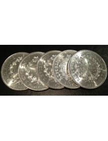 5 X 50 Frs Argent