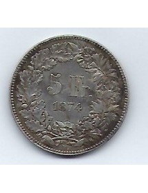 5 FRANCS Argent SUISSE 2