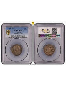 copy of 1 France Argent - Charles X - Cinq feuilles