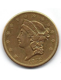 20 DOLLARS Or ETATS UNIS 1852 O