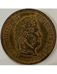 10 CENTIMES Louis Philippe 1er - Tête Laurée 2