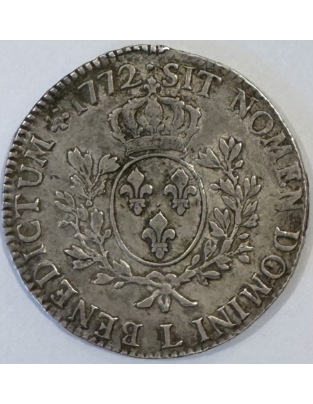 1/2 ECU - Louis XVI - Aux branches d'olivier