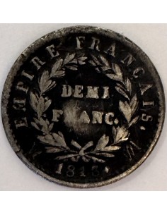 Demi-Franc Napoléon Ier 1813 – Atelier de Marseille –...
