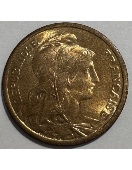 2 Centimes Dupuis 1904 – Bronze – Troisième République – FDC – Rare tirage