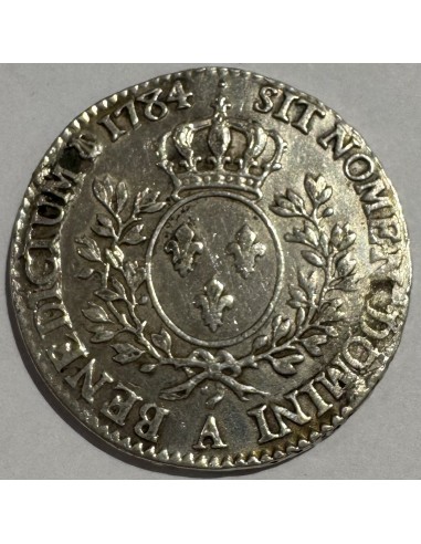 Écu Argent Louis XVI – 1784 A Paris – Aux...