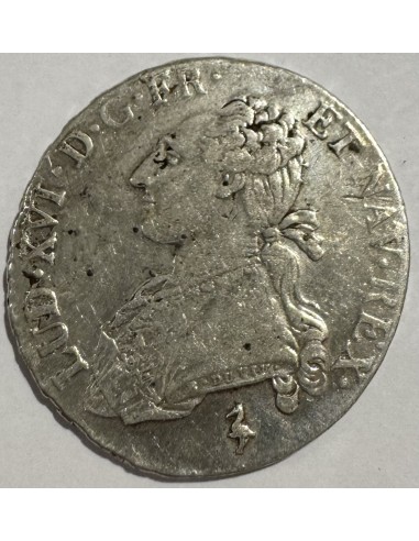 Écu Argent Louis XVI – 1784 A Paris – Aux...