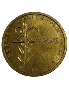 20 Francs Bronze-Alu – 4ᵉ République – Concours de Guzman... 2