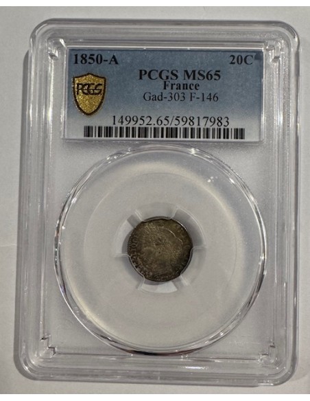 copy of 2 Francs Argent - Napoléon III - Tête nue